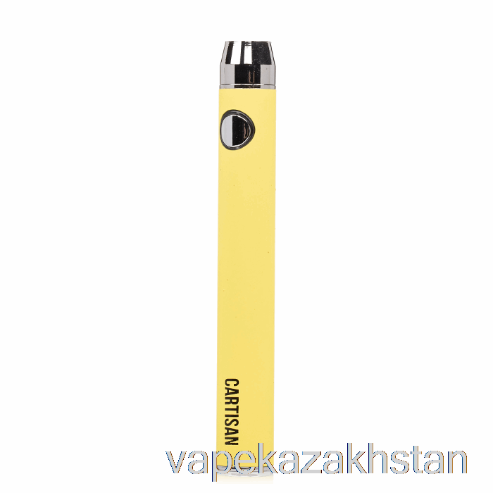 Vape Kazakhstan Cartisan Button VV 900 Dual Charge 510 Battery [Micro] Yellow